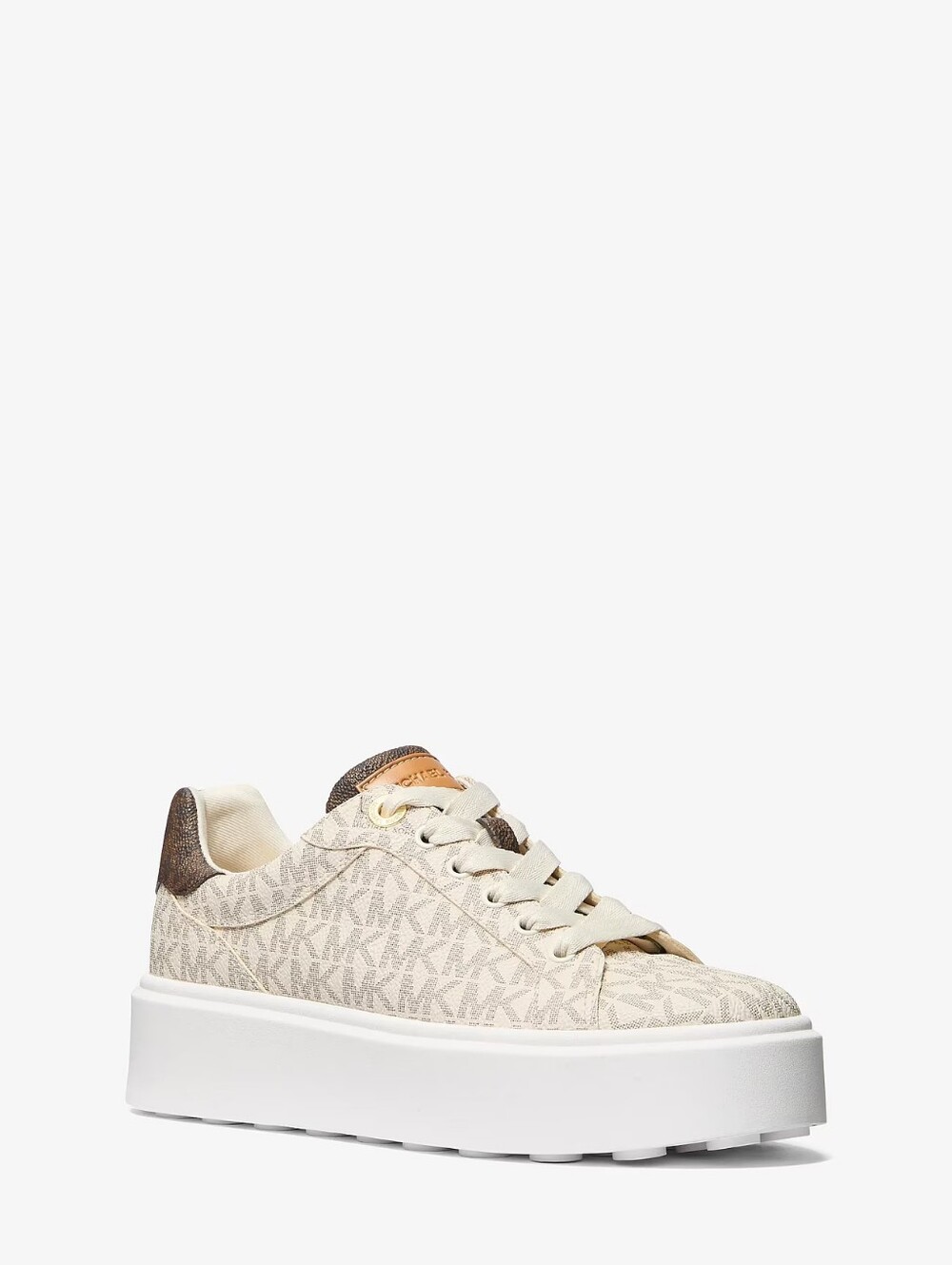 Michael Kors Romey Two-Tone Logo Platform Sneaker Size 9